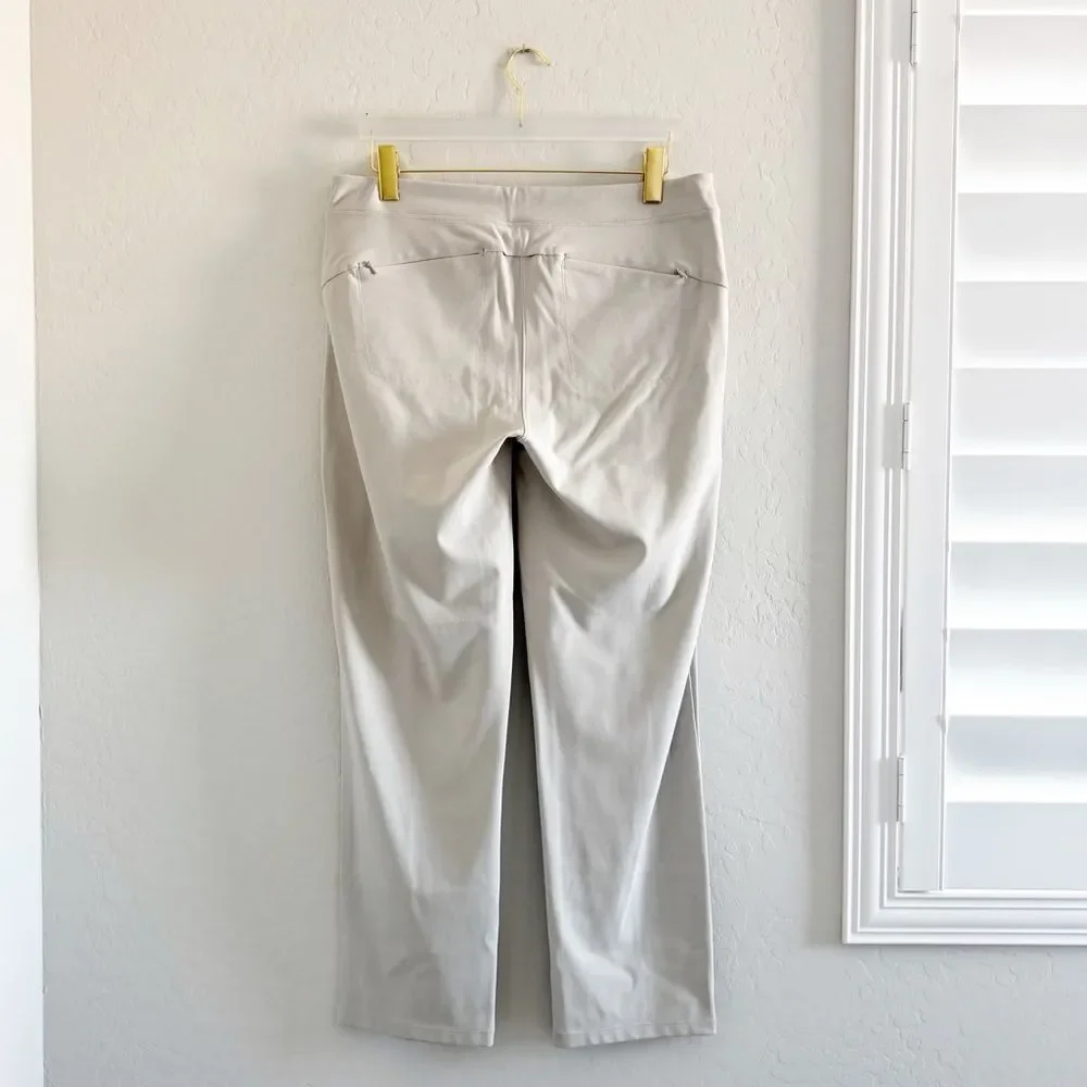 Athleta Headlands Hybrid Pant Birch Grey Size 16 TALL